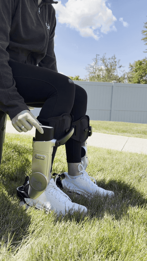 Time to move. Feel the powered support with every step.