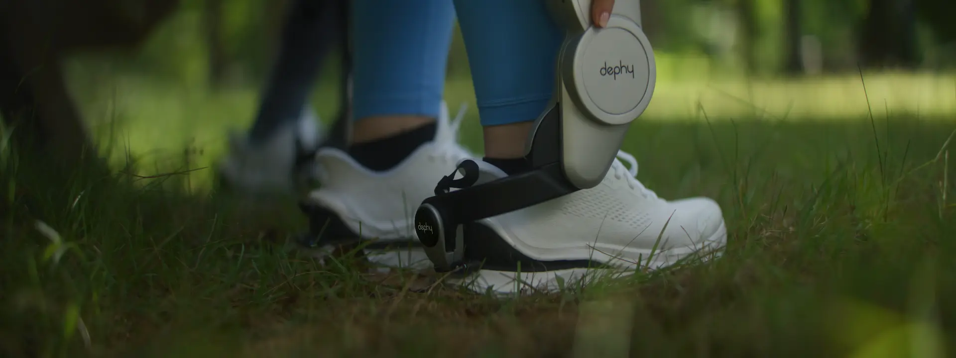Powered at the ankle.